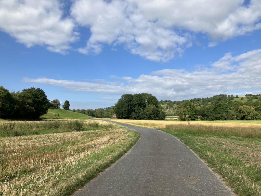 Tauberradweg bei Bieberehren (Bild: Klaus Dapp)