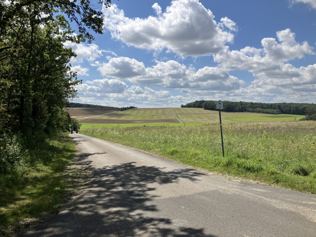 Blick auf die letzte Anhöhe vor Rengershausen (Bild: Klaus Dapp)