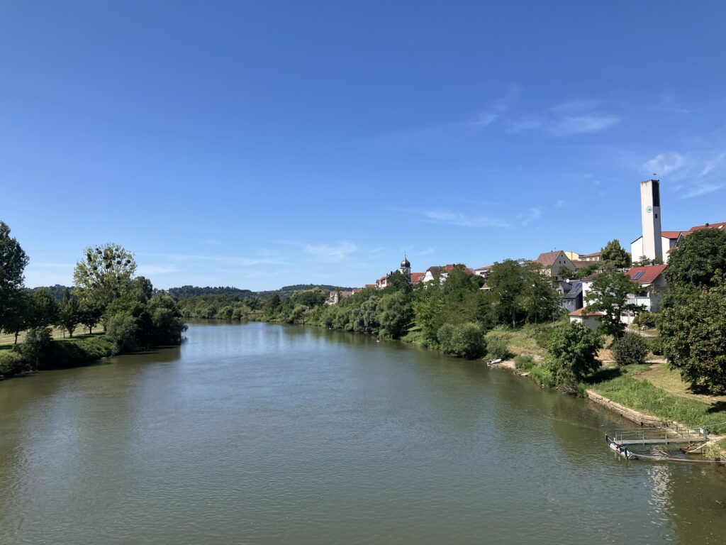 Neckar zwischen Bad Friedrichshall - Jagstfeld und Bad Wimpfen (Bild: Klaus Dapp)